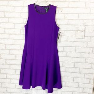 Lauren Ralph Lauren purple dress size M